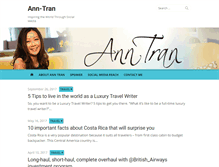 Tablet Screenshot of ann-tran.com